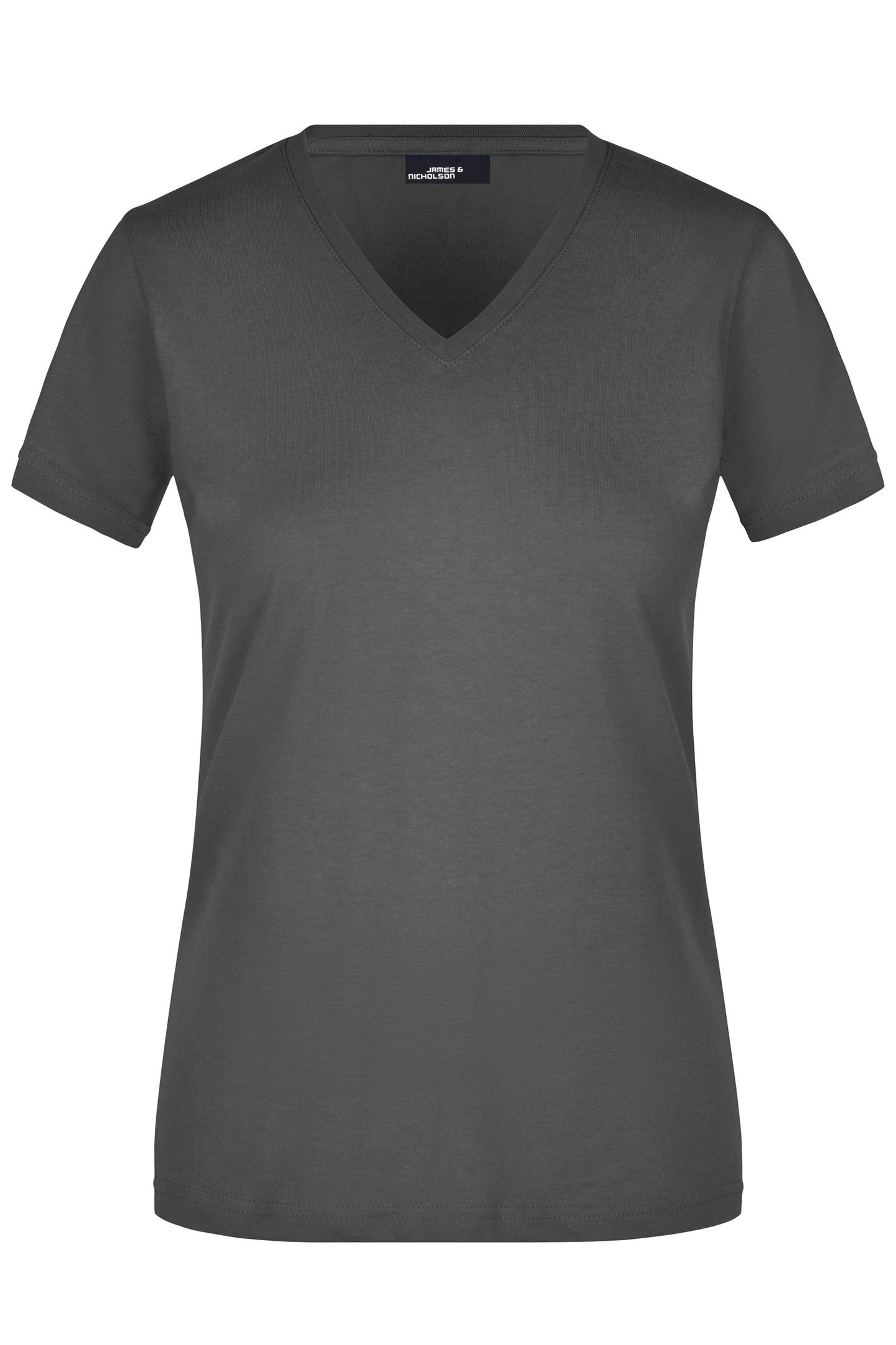 T-shirt Slim Fit Senhora com Decote em V