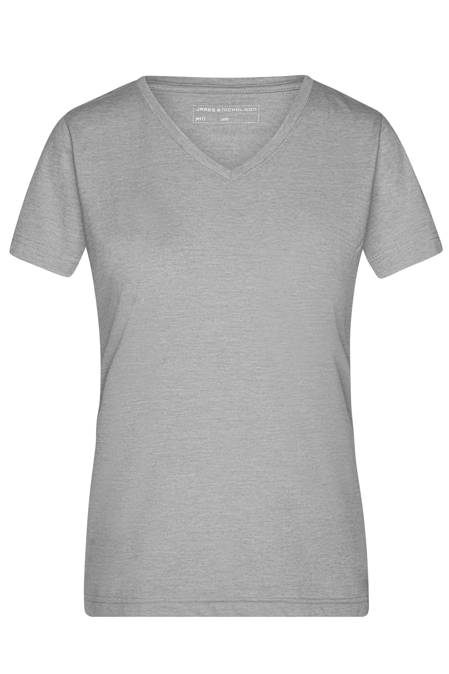 T-shirt Senhora com Decote em V Heather