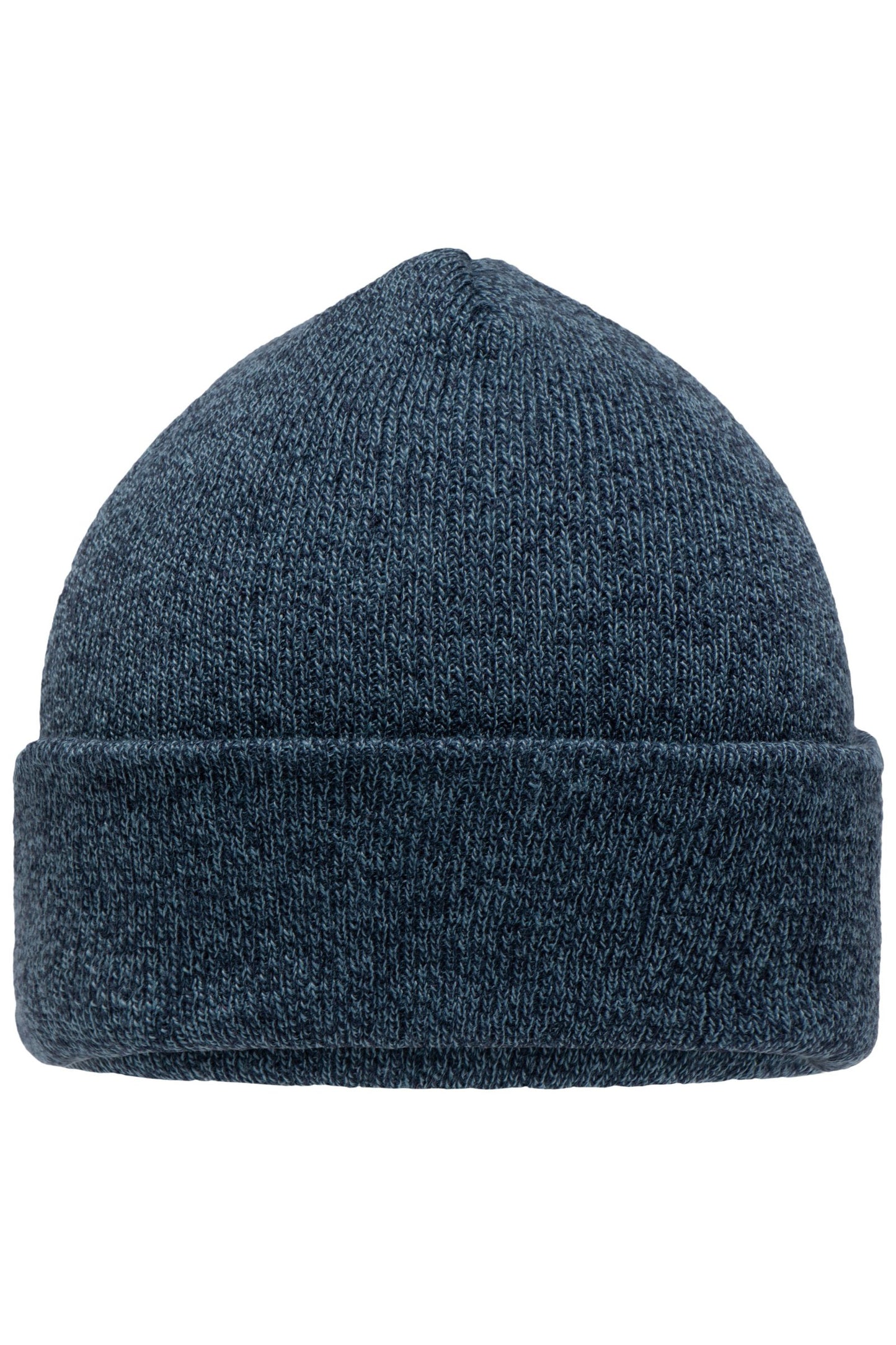 Gorro Melange com Aba Tricotado
