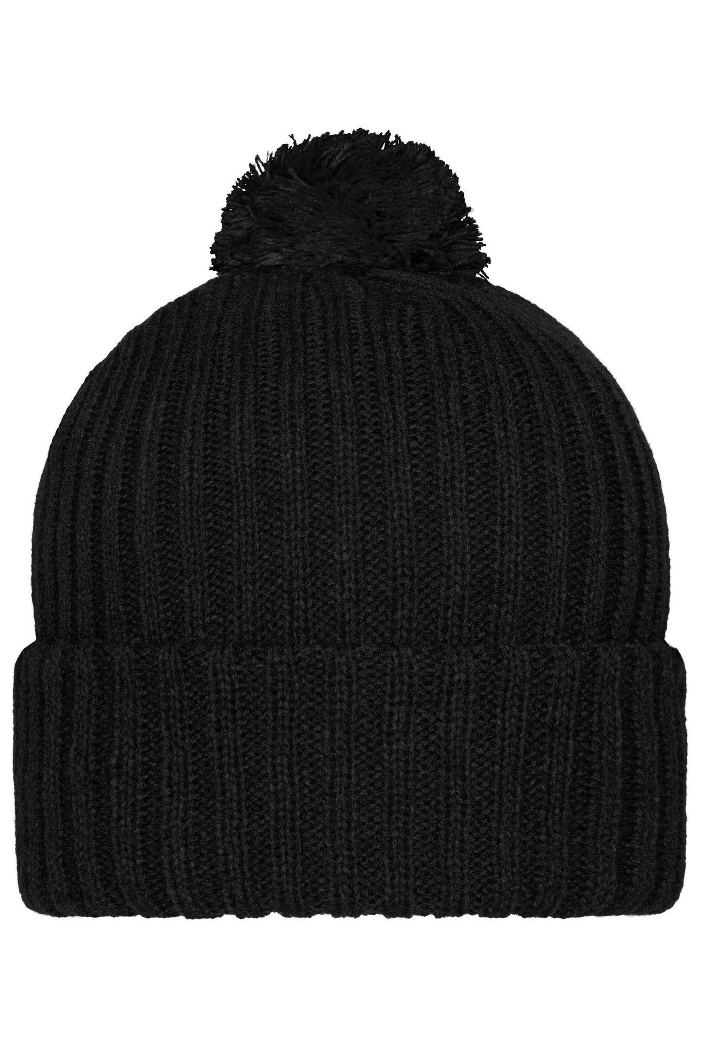 Gorro de Malha com Pompom Colorido