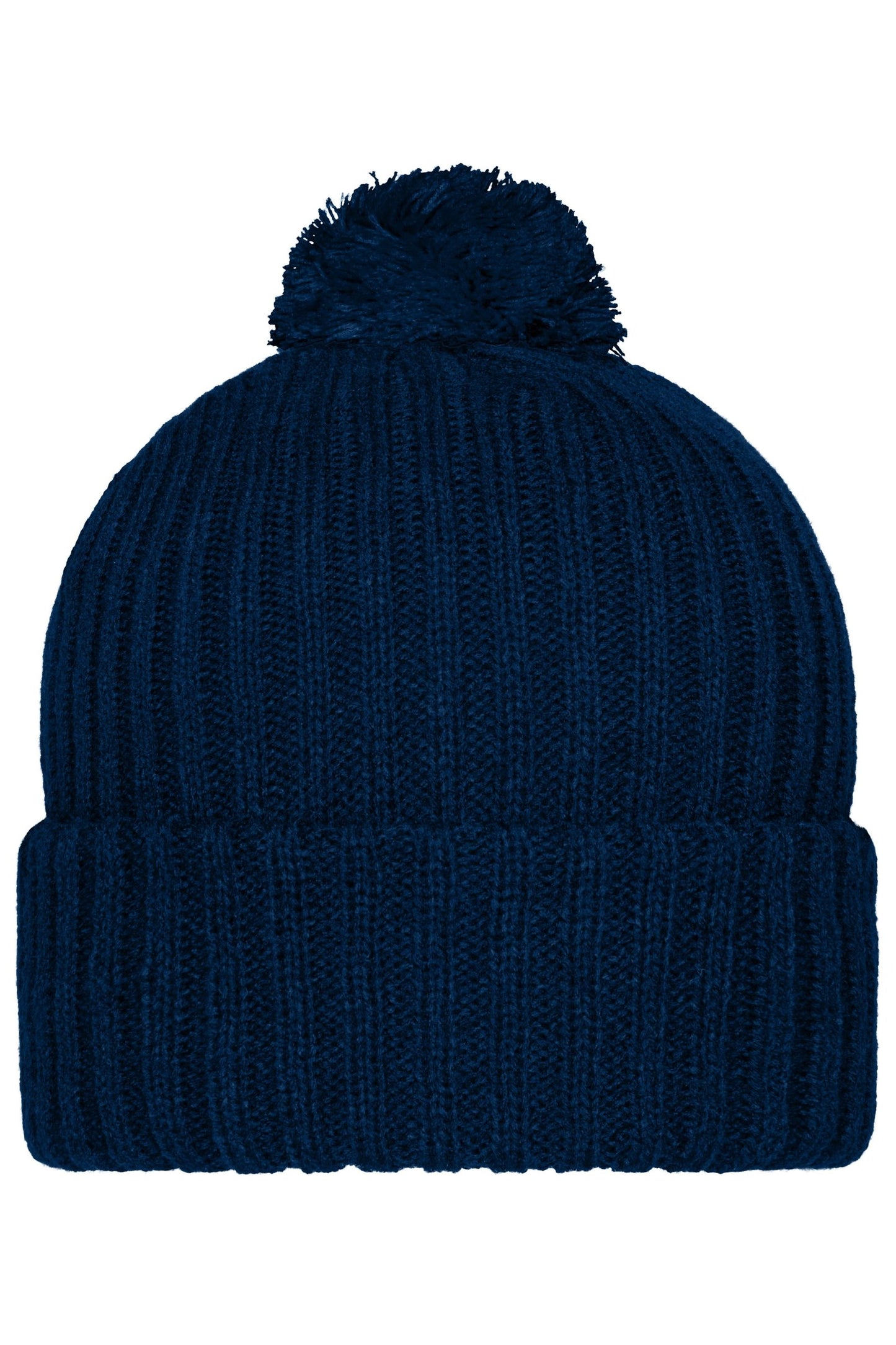 Gorro de Malha com Pompom Colorido