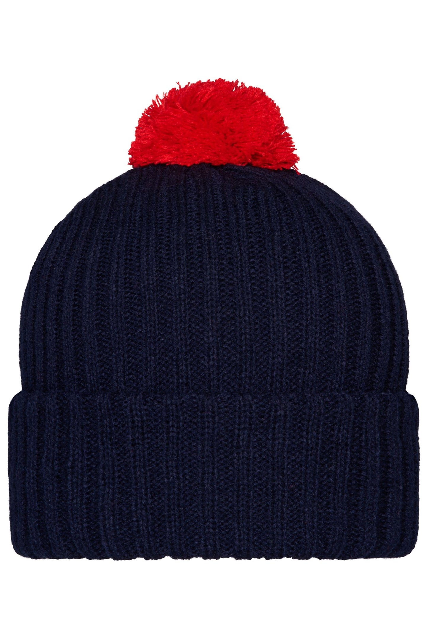 Gorro de Malha com Pompom Colorido