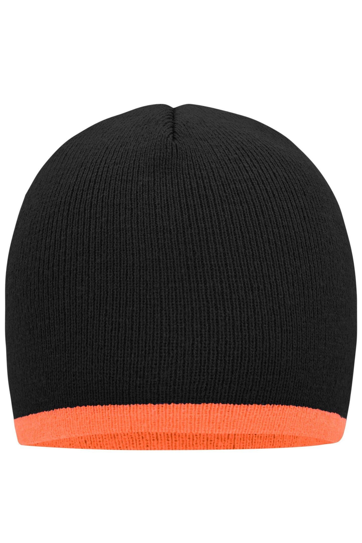 Gorro Ajustado com Borda Contrastante