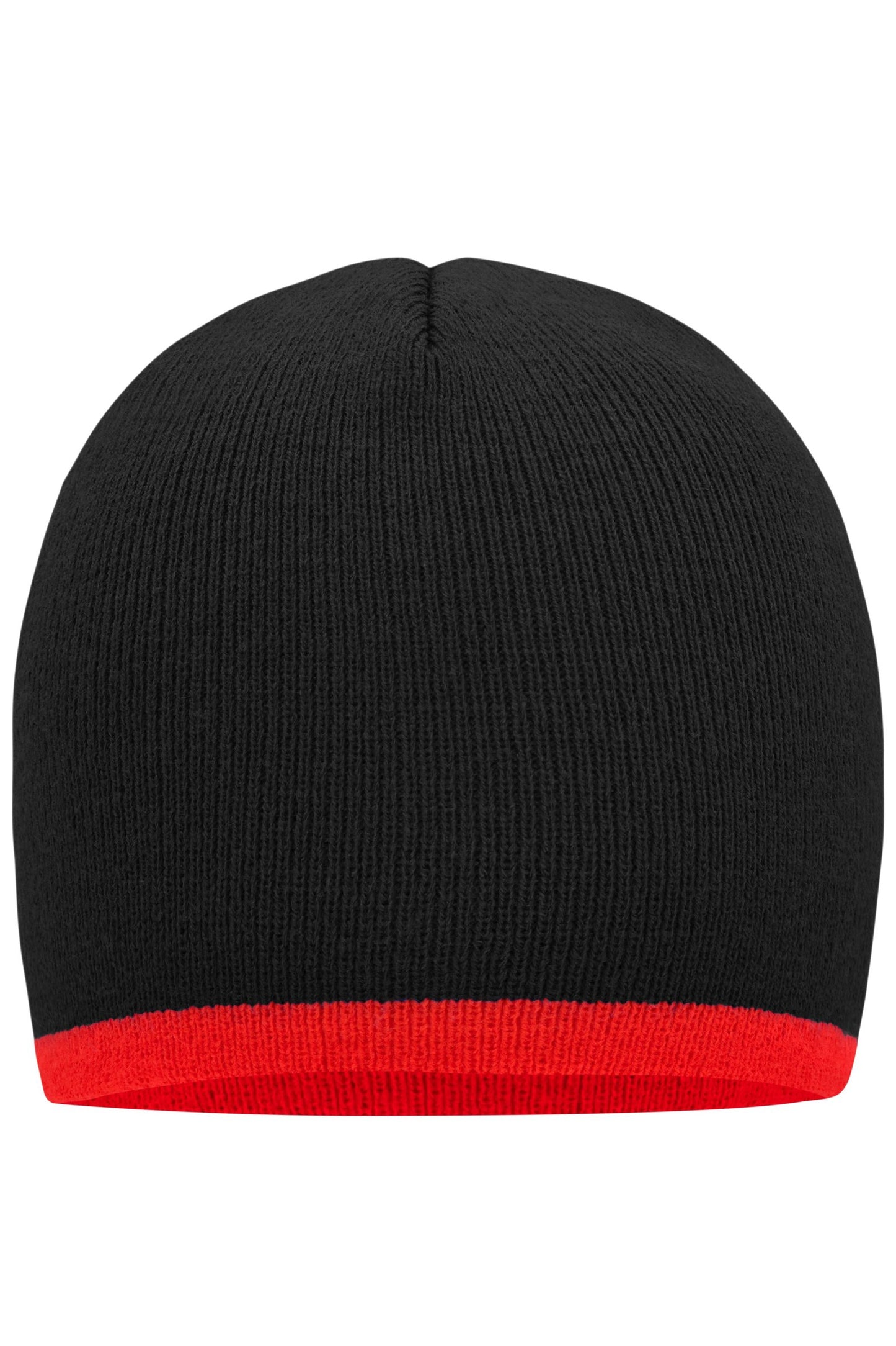 Gorro Ajustado com Borda Contrastante
