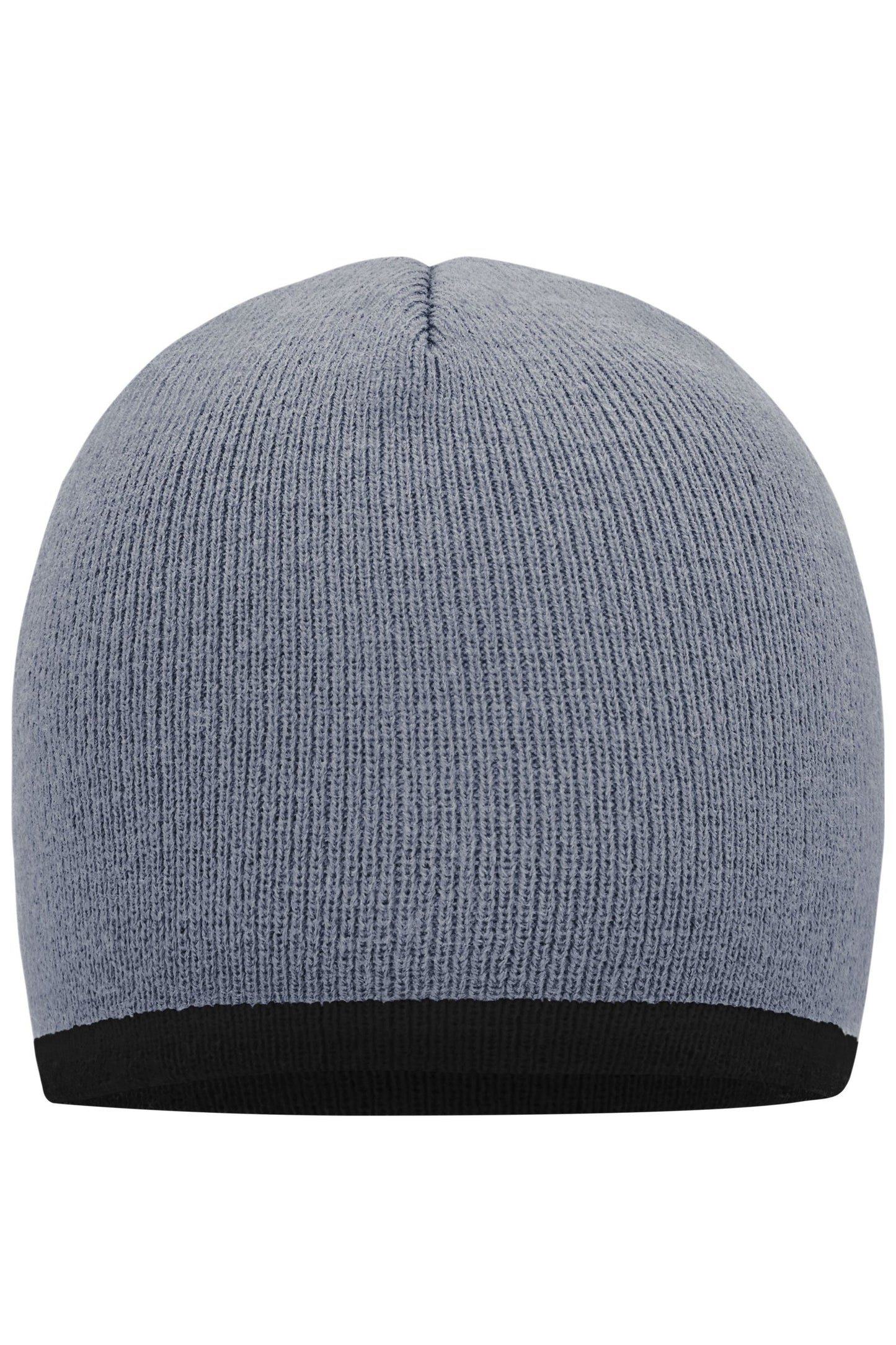 Gorro Ajustado com Borda Contrastante