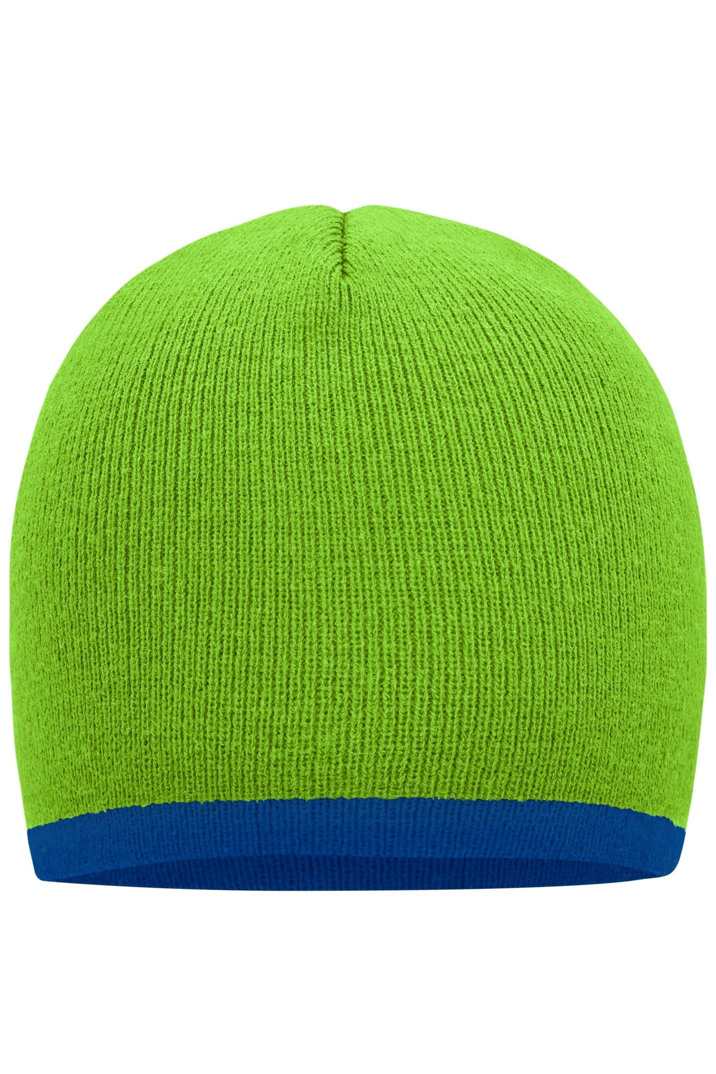 Gorro Ajustado com Borda Contrastante