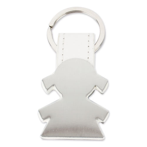 Porta-Chaves Metálico Forma de Menina