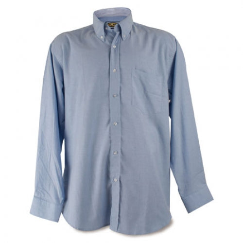 Camisa Azul Manga Longa Oxford