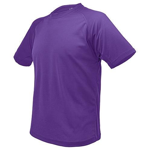 Camiseta Técnica Homem Poliéster Roxa