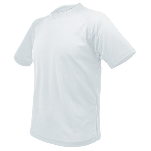 Camiseta Técnica Homem Poliéster Branca