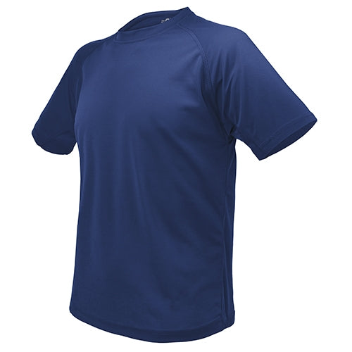 Camiseta Técnica Homem Poliéster Azul Marinho