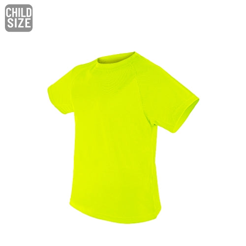 Camiseta Técnica Infantil Amarela