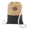 Bolsa Mochila Algodão e Juta