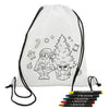 Mochila Infantil Natal Non Woven com Ceras