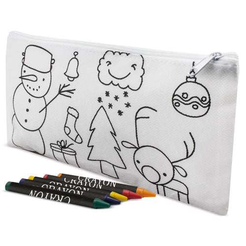 Estojo Natalício Non Woven para Colorir