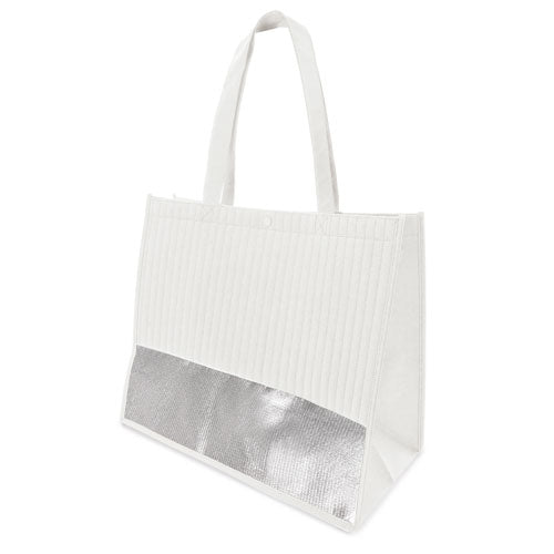 Bolsa Non Woven Lafayette Branco-Prata