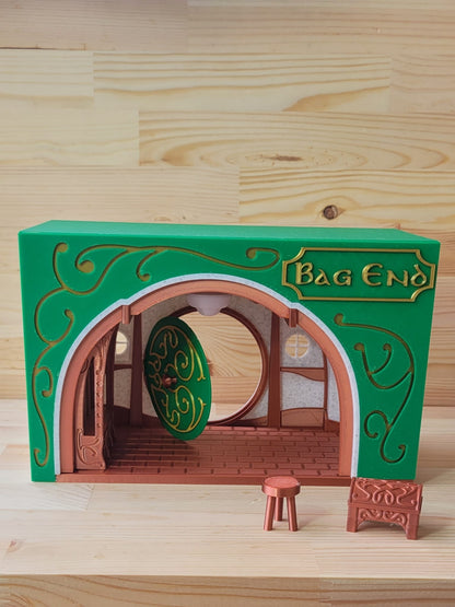 Book Nook - "Bag End" - Senhor dos anéis