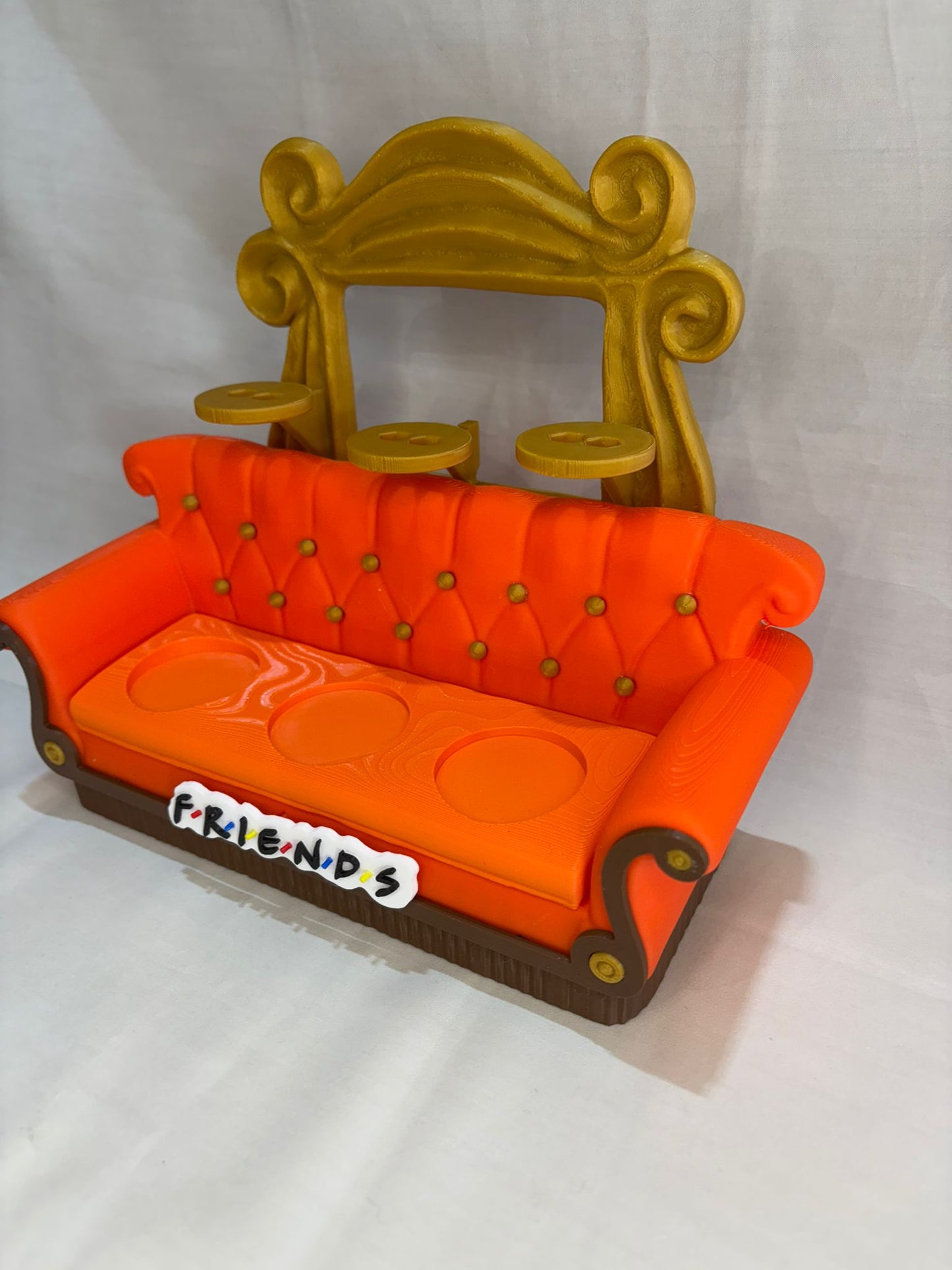 Suporte Decorativo Sofá Friends para Mini Figuras & Colecionáveis