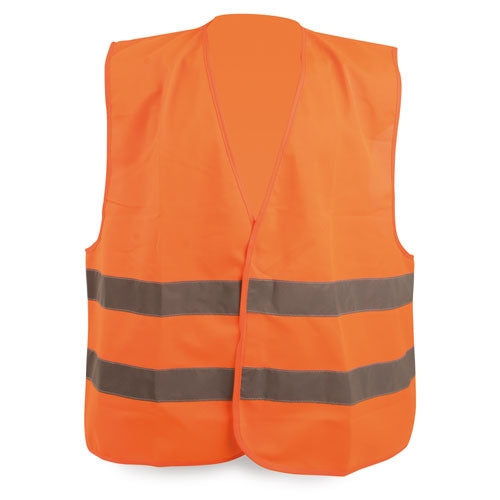 Colete Reflector Laranja de Alta Visibilidade