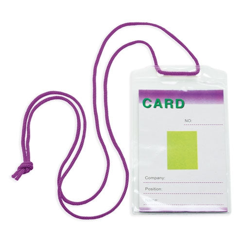 Identificador com Cordão em PVC