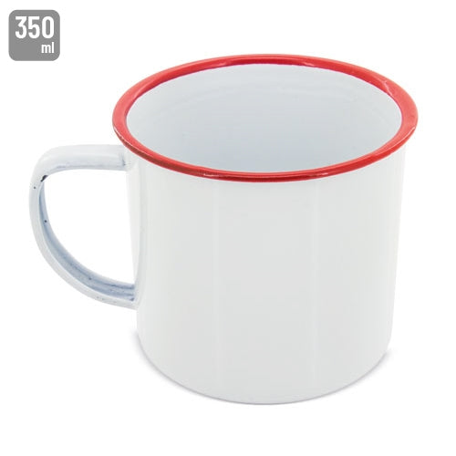 Caneca Metálica Esmaltada "Retro"