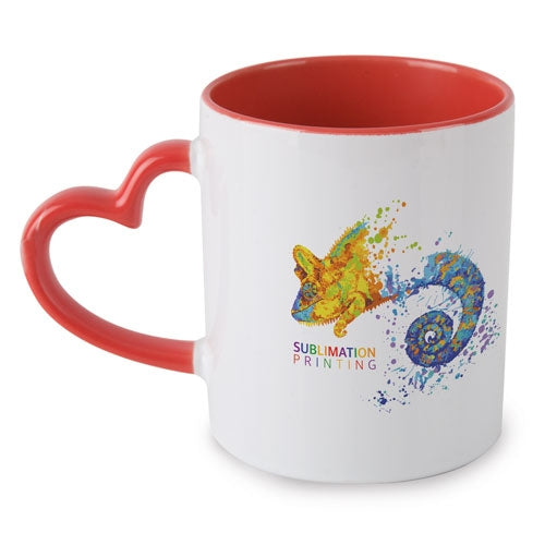 Caneca Sublimação Coração 300 ml
