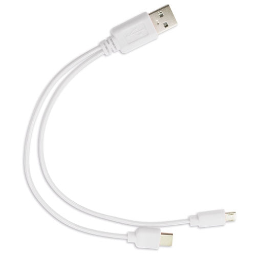 Carregador Micro USB Tipo C Branco