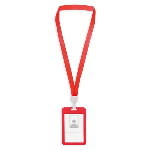 Lanyard com Porta-Acreditação Rígida