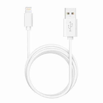 Cabo USB COOL Lightning compatível para iPhone / iPad (1,2 metros) Branco