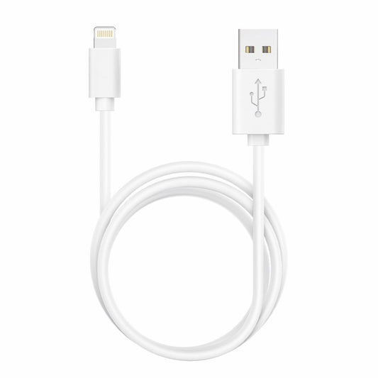 Cabo USB COOL Lightning compatível para iPhone / iPad (1,2 metros) Branco