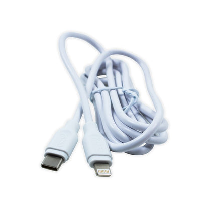 Cabo USB compatível COOL Universal TYPE-C para Lightning (1,2 metros) Branco