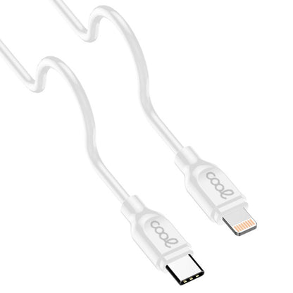 Cabo USB compatível COOL Universal TYPE-C para Lightning (1,2 metros) Branco