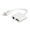 Adaptador de 3,5 mm com conector Bluetooth duplo + carga de relâmpago COOL