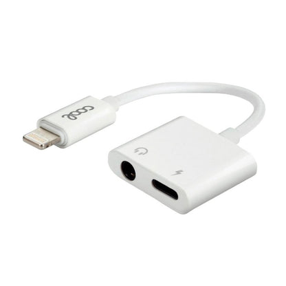 Adaptador de 3,5 mm com conector Bluetooth duplo + carga de relâmpago COOL
