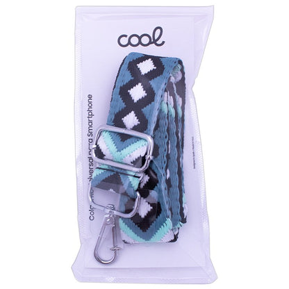 Alça de Suspensão COOL Universal com Cartão para Smartphone Aquamarine