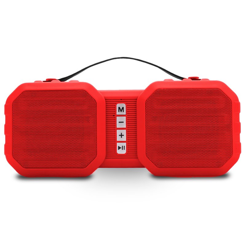 Alto-falante de música Bluetooth universal COOL (8W) Soho Vermelho