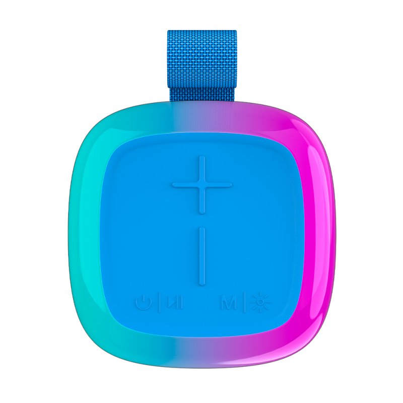Alto-falante Musica Universal Bluetooth 5W COOL Base TWS Azul