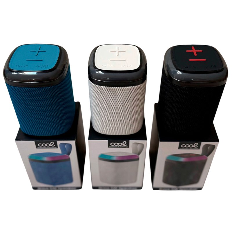 Alto-falante Musica Universal Bluetooth 5W COOL Base TWS Azul