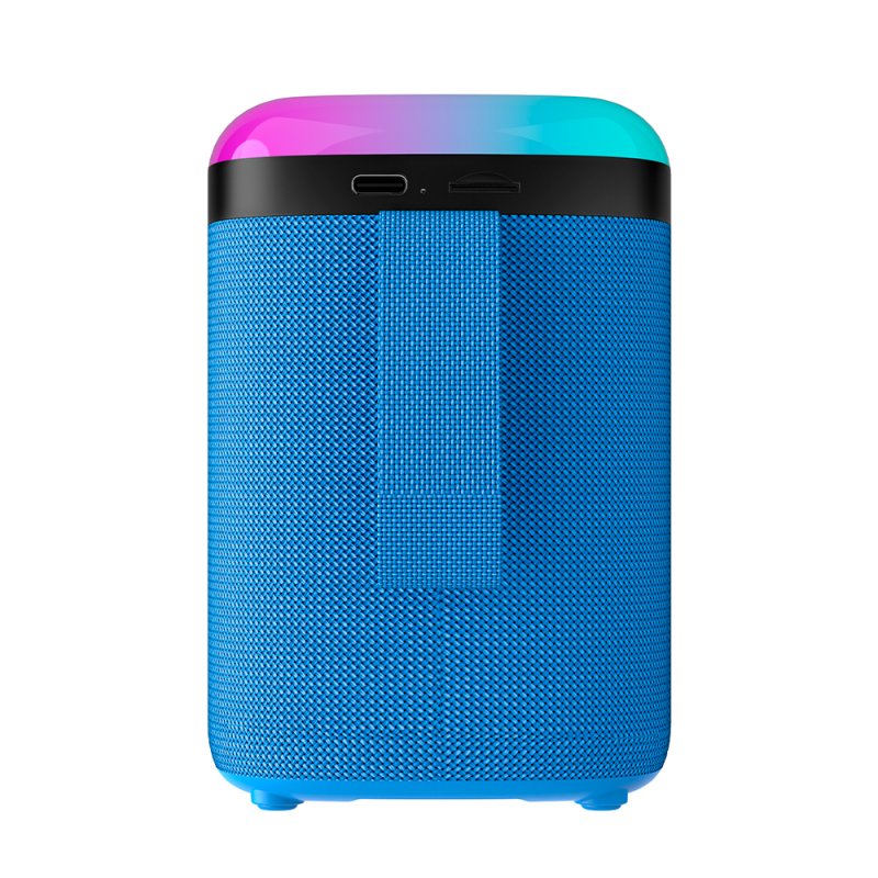 Alto-falante Musica Universal Bluetooth 5W COOL Base TWS Azul