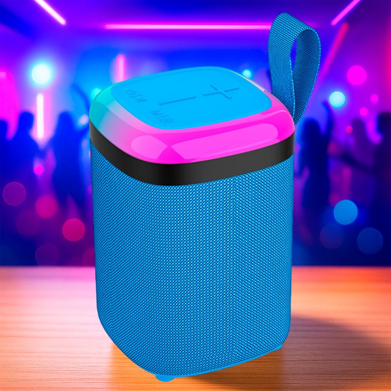 Alto-falante Musica Universal Bluetooth 5W COOL Base TWS Azul