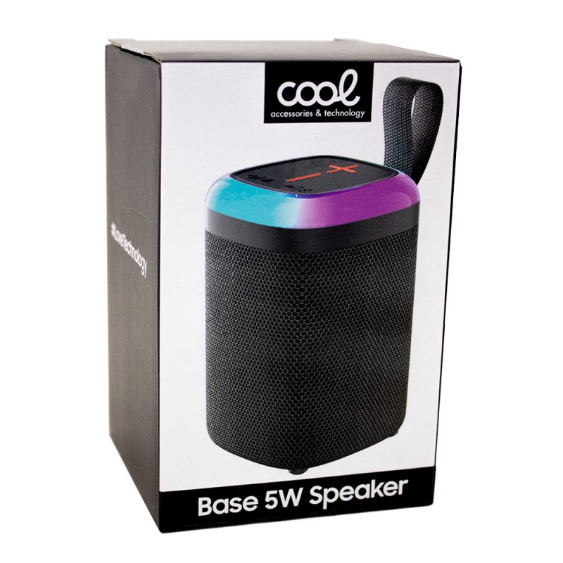 Alto-falante Musica Universal Bluetooth 5W COOL Base TWS Preto