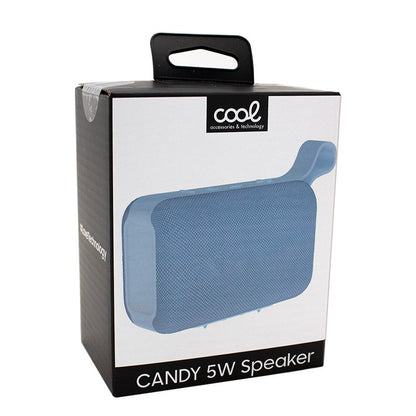 Alto-falante Musica Universal Bluetooth 5W COOL Candy Azul Celeste