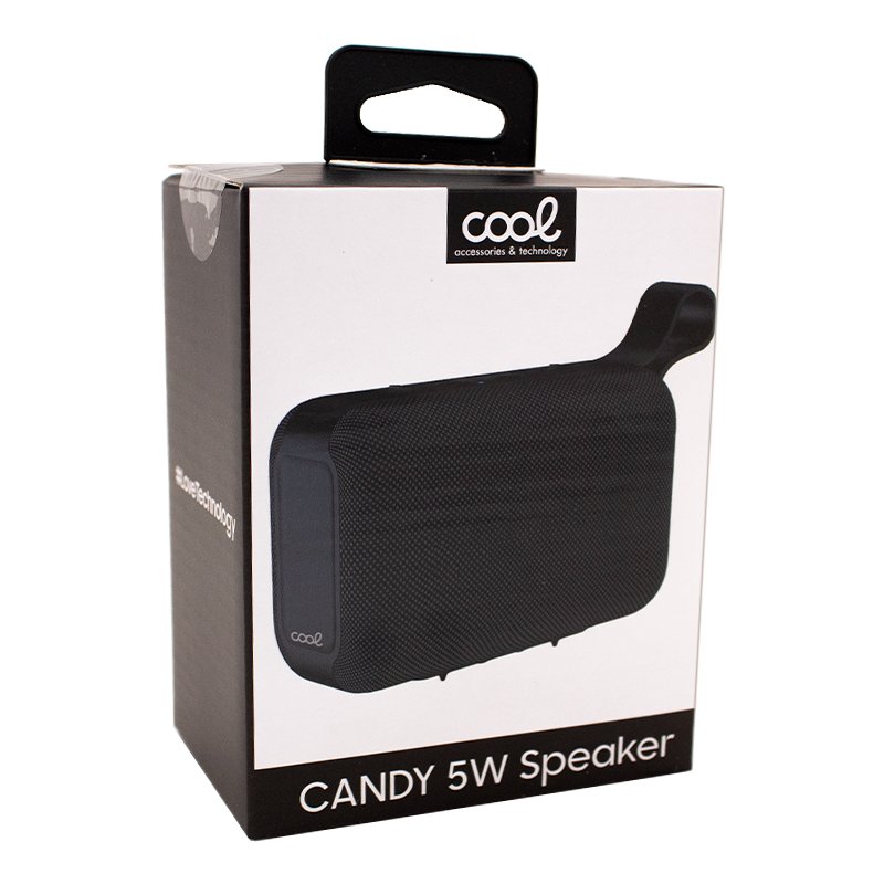Alto-falante Musica Universal Bluetooth 5W COOL Candy Preto