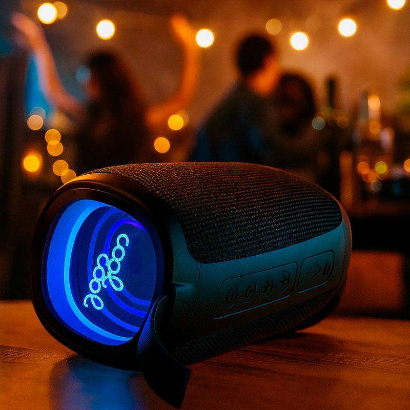 Alto-falante Música Universal Bluetooth Marca COOL Beat (16W) Preto