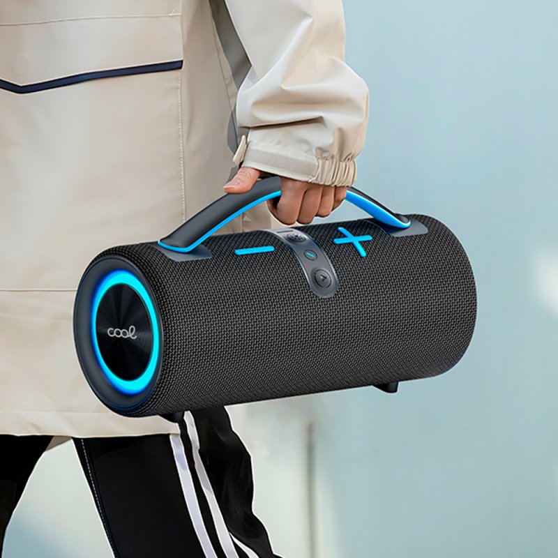 Alto-falante Música Universal Bluetooth Marca COOL Tamesis (30W) Preto