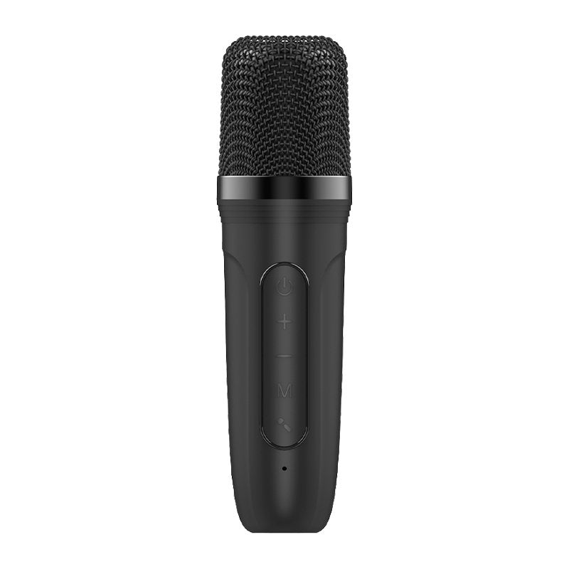 Alto-falante musical Bluetooth universal 6W COOL Mini Karaokê + Microfone Preto