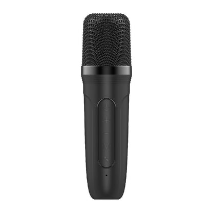 Alto-falante musical Bluetooth universal 6W COOL Mini Karaokê + Microfone Preto
