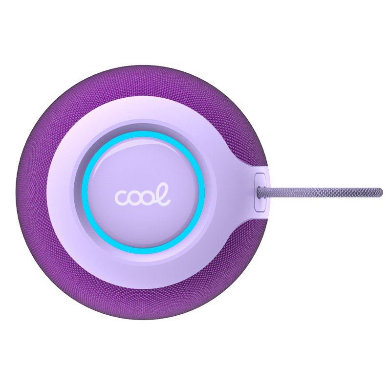 Alto-falante universal bluetooth musical TWS COOL Cord (6 W) Roxo
