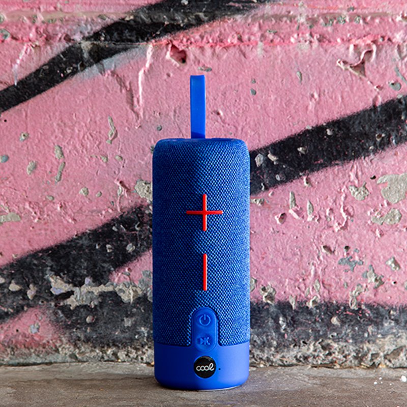 Alto-falante universal para música bluetooth COOL 10W Bass Azul