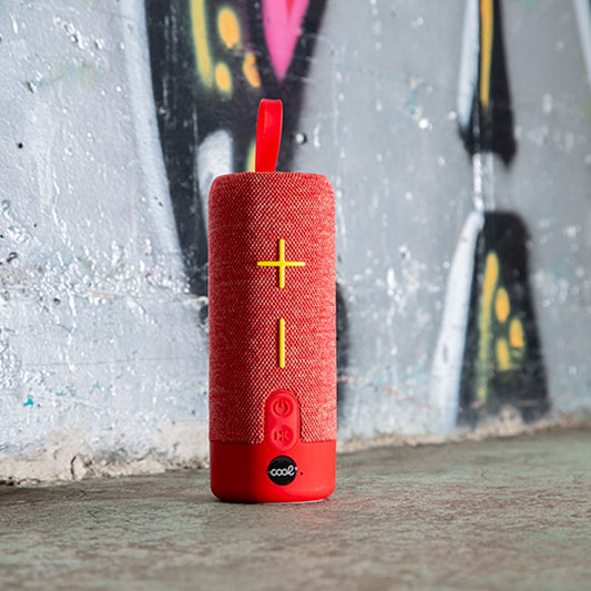Altifalante universal para música bluetooth COOL 10W Bass Vermelho